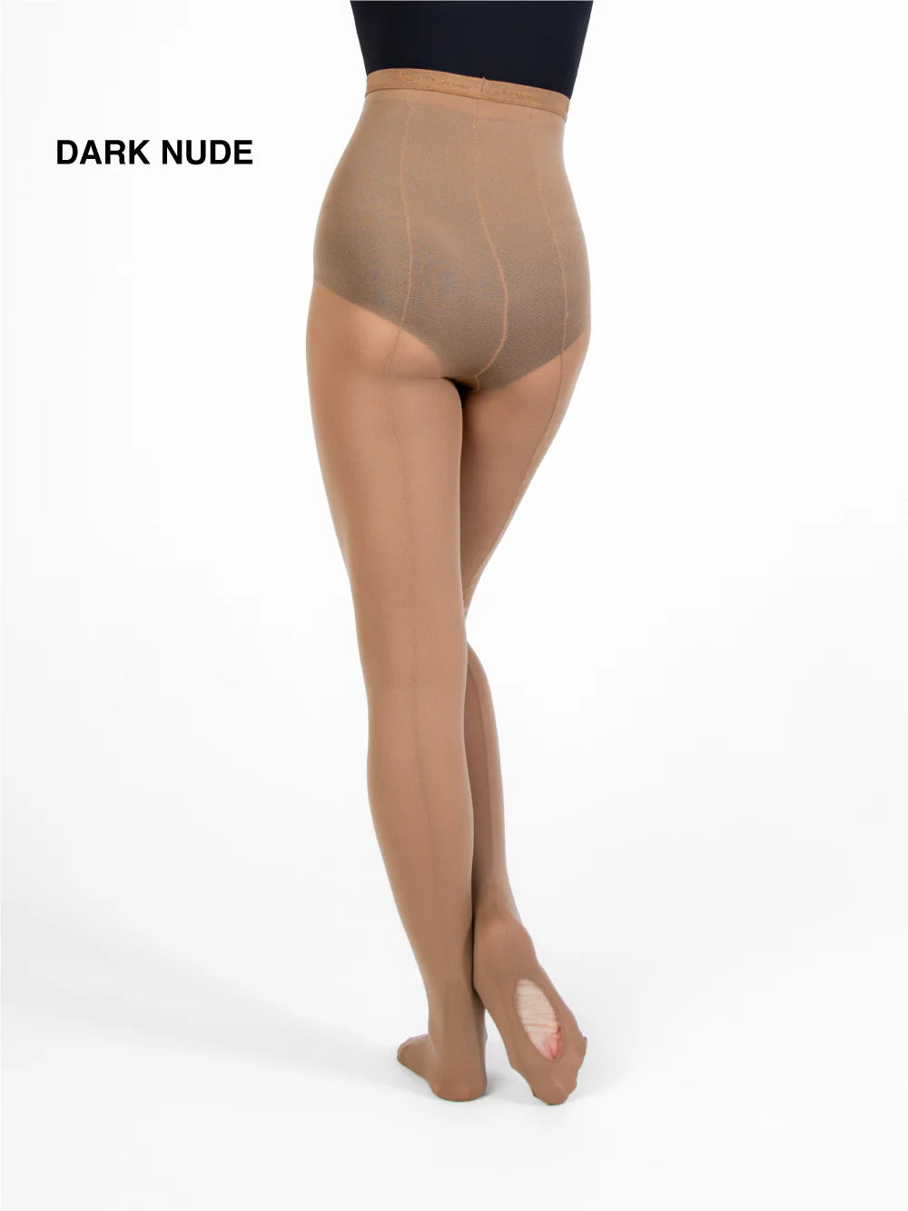 Body Wrappers - TOTALSTRETCH BACK SEAM REGULAR MESH CONVERTIBLE TIGHTS - Adult - A45