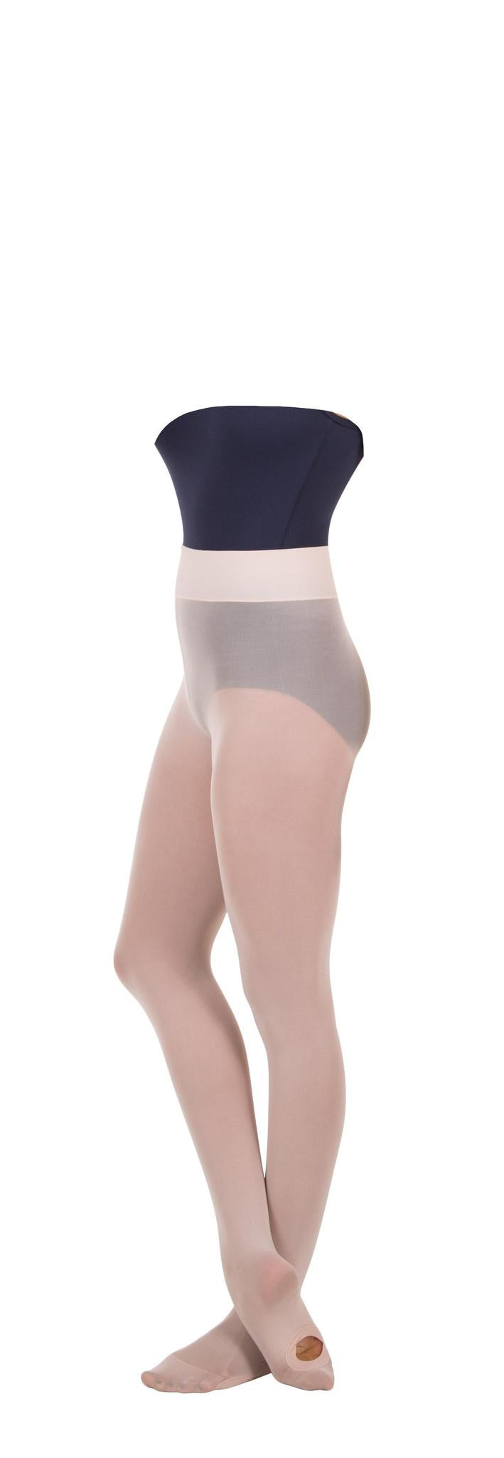 TOTALSTRETCH SMOOTH KNIT WIDE WAIST CONVERTIBLE TIGHTS - Adult